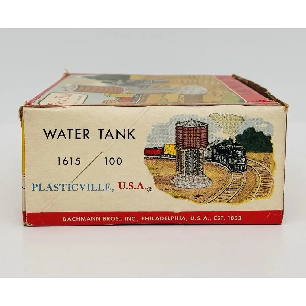 Plasticville O & S Gauge Water Tank 1615-100 Complete w/ Box